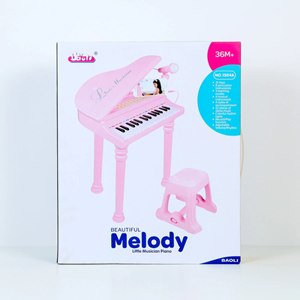 پیانو آموزشی با صندلی مدل Melody baoli کد 1504A-اسباب بازی